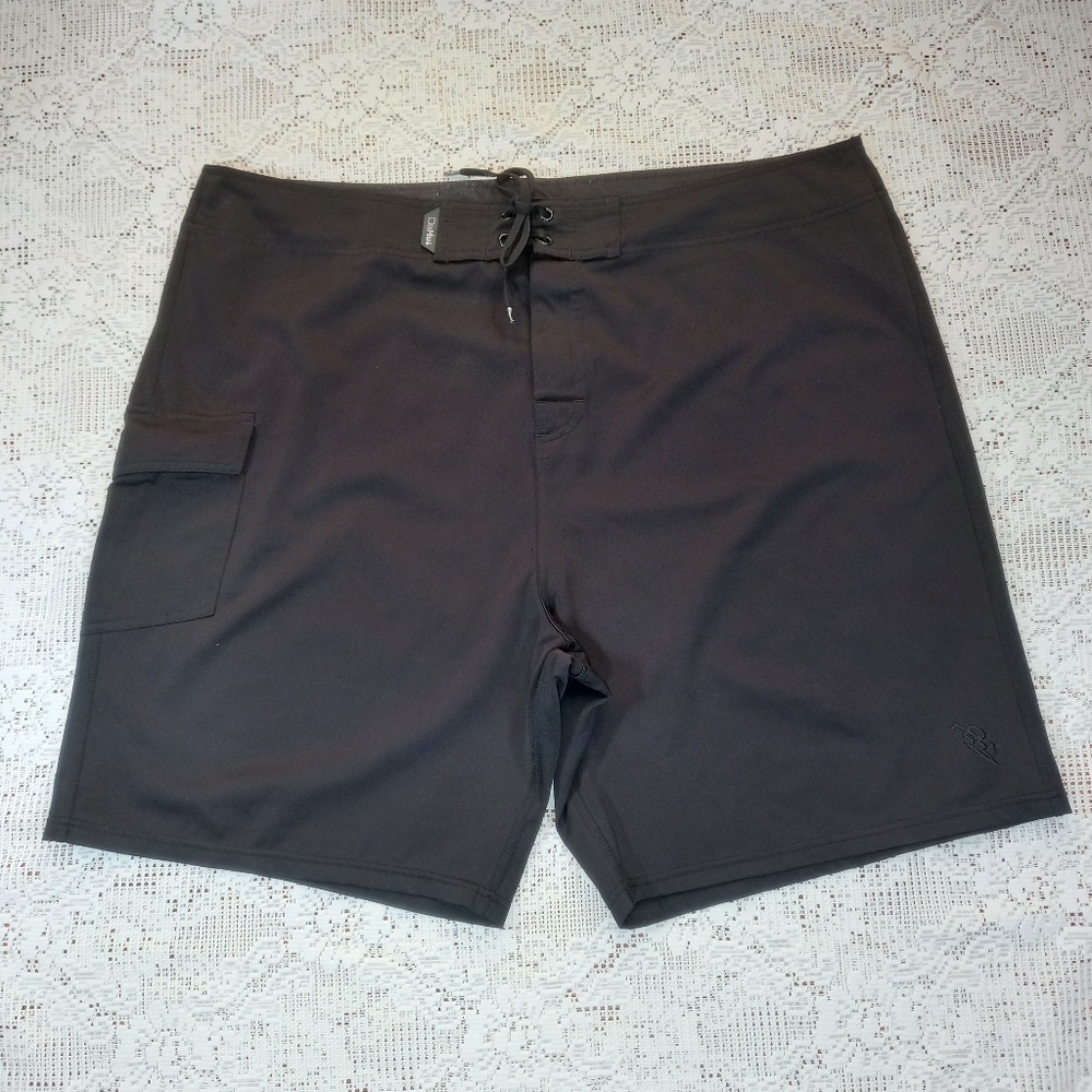 Da Hui Men's Black Board Shorts Size 42